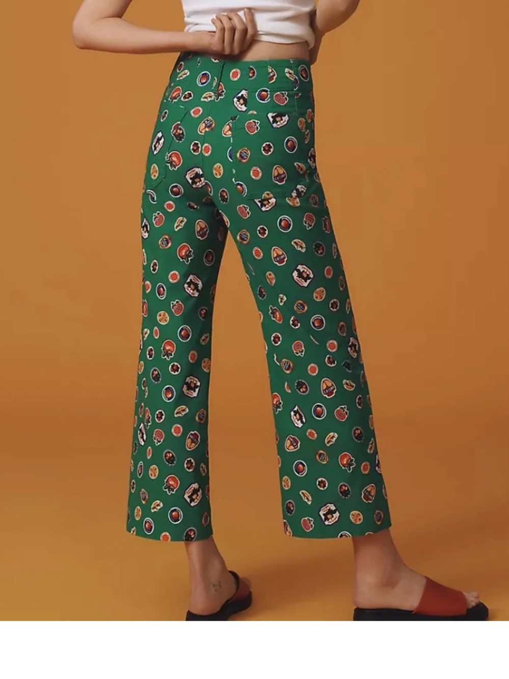 Maeve The Colette Cropped Wide-Leg Pants - Picture 3 of 6